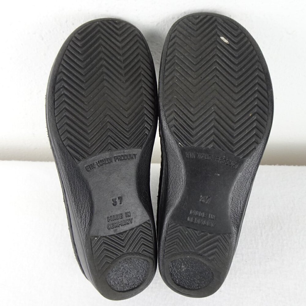 Finn Comfort Newport Shoes Women’s Size 37 US 6 Black Slip On Comfort Loafers - Picture 8 of 10